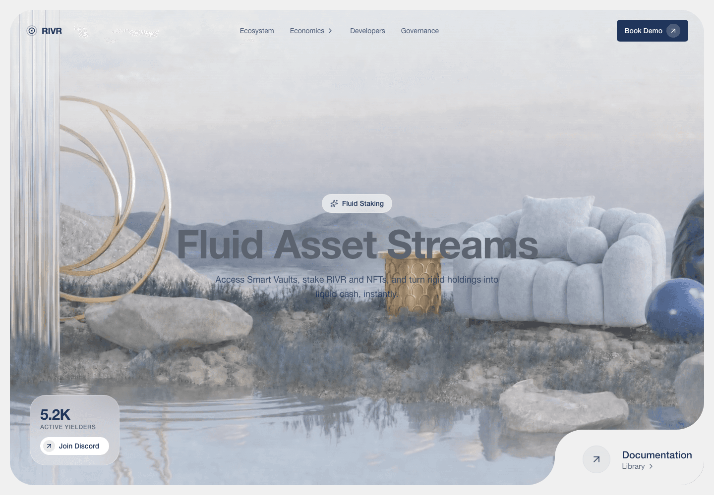 Finance platform website preview