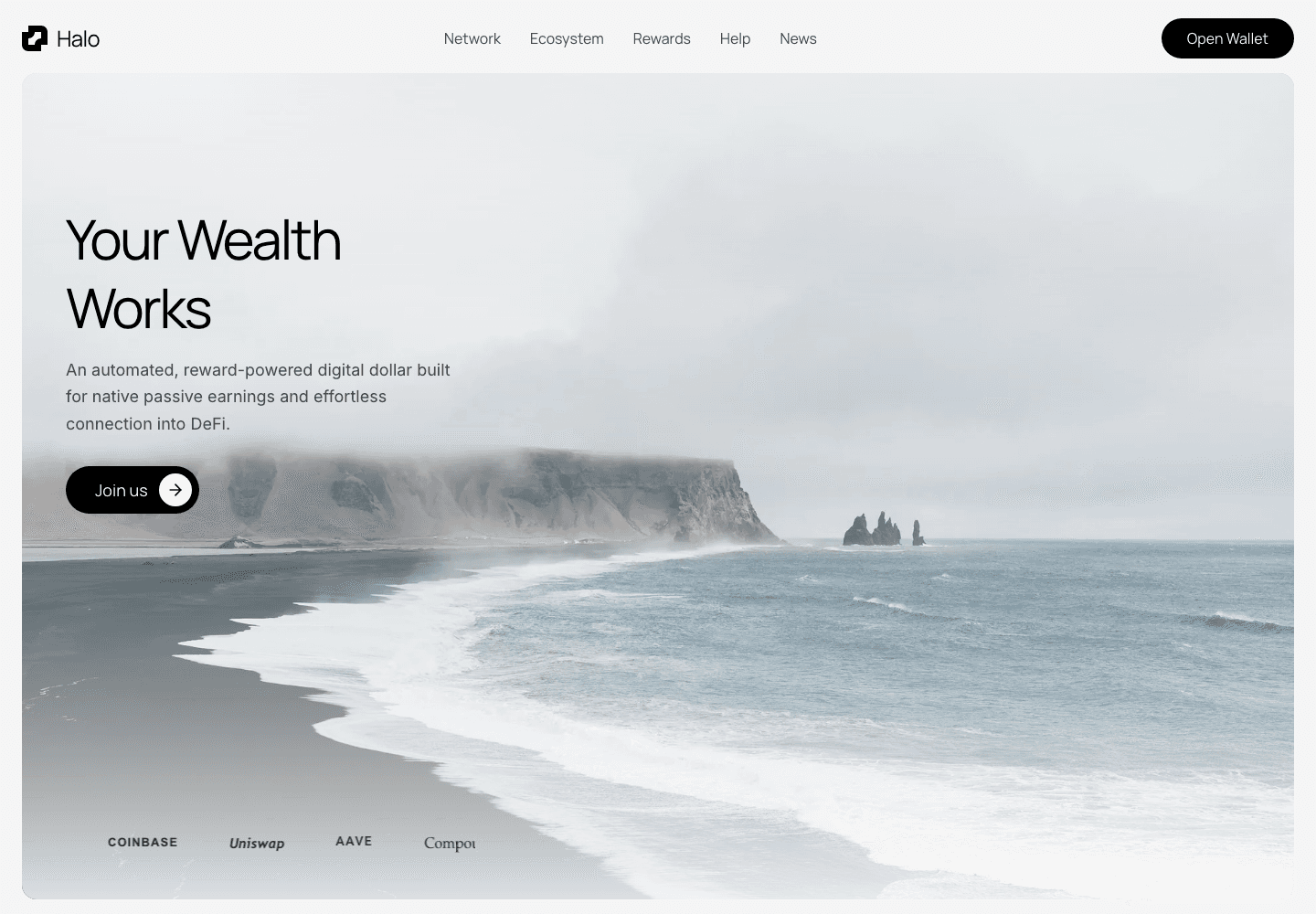 Fintech landing page website preview